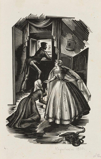 Image - Olena Sakhnovska: Book illustration to Nikolai Gogol's Wedding.